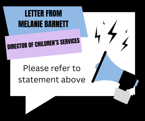 Letter from Melanie Barnett, Director Children’s Services (DCS), West Northamptonshire Council