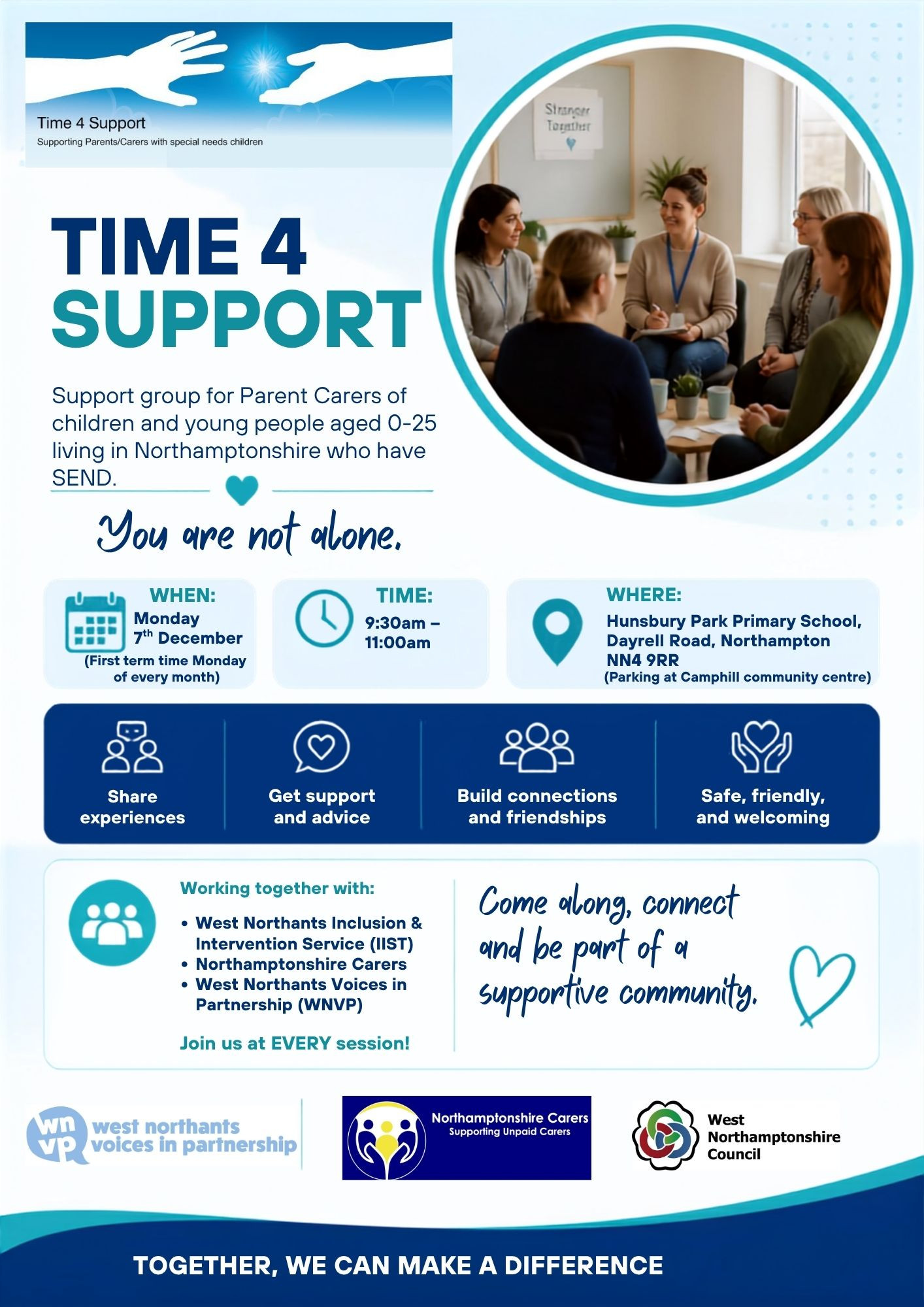 Time 4 Support Parent carer coffee morning